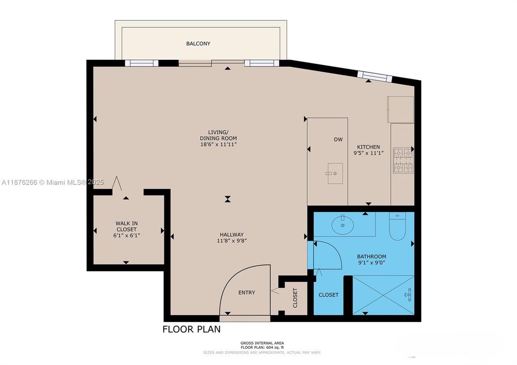 En Venta: $345,000 (0 camas, 1 baños, 580 Pies cuadrados)