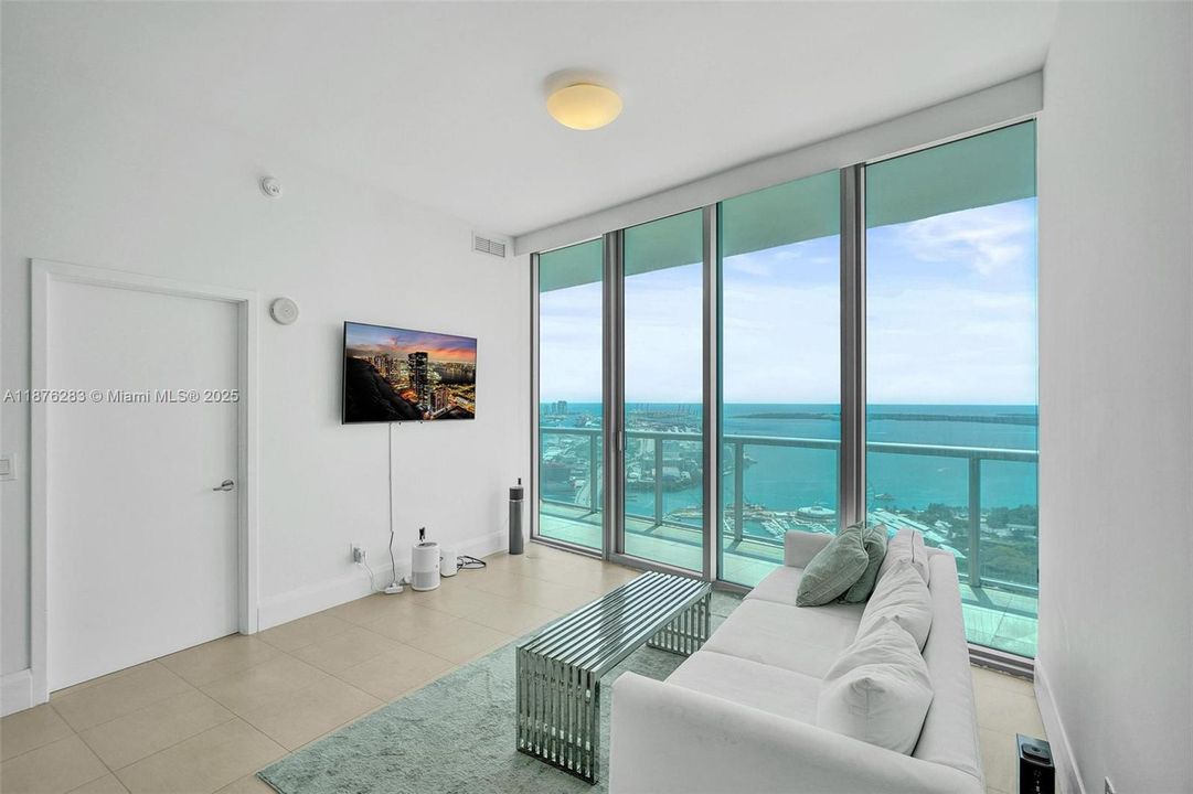 Step out to your private balcony and take in endless blue horizons — the perfect place to relax or entertain.