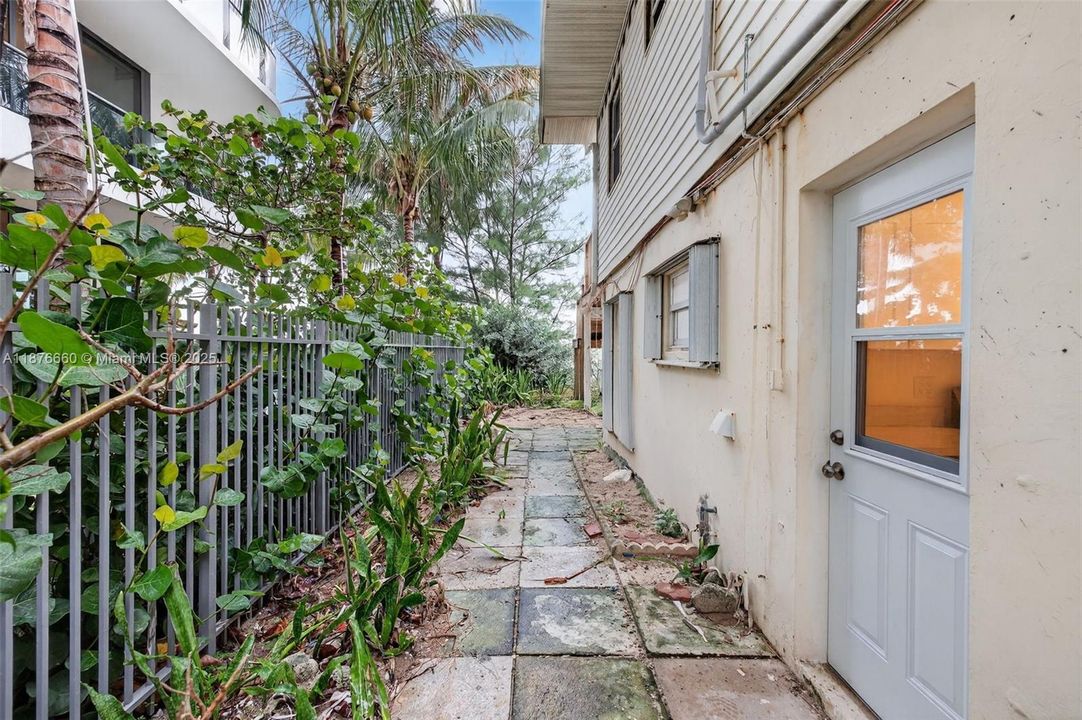 Side/Kitchen Door Patio