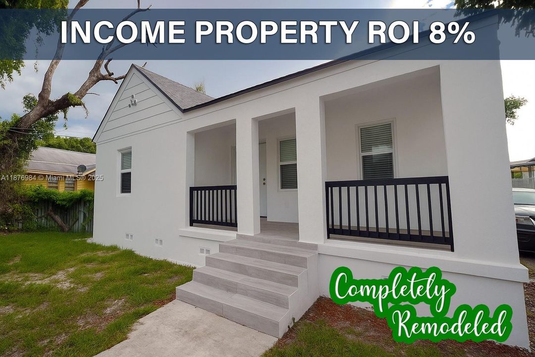 This property is completely remodeled; the photo you see is of the front house and is number 3/1.