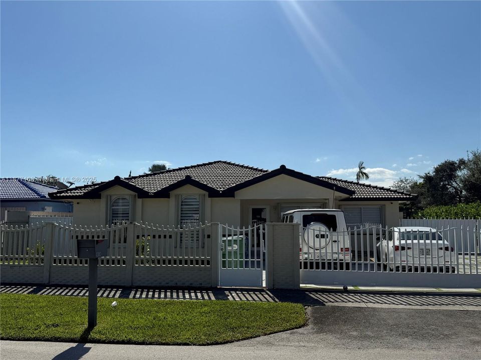 Freshly painted exterior