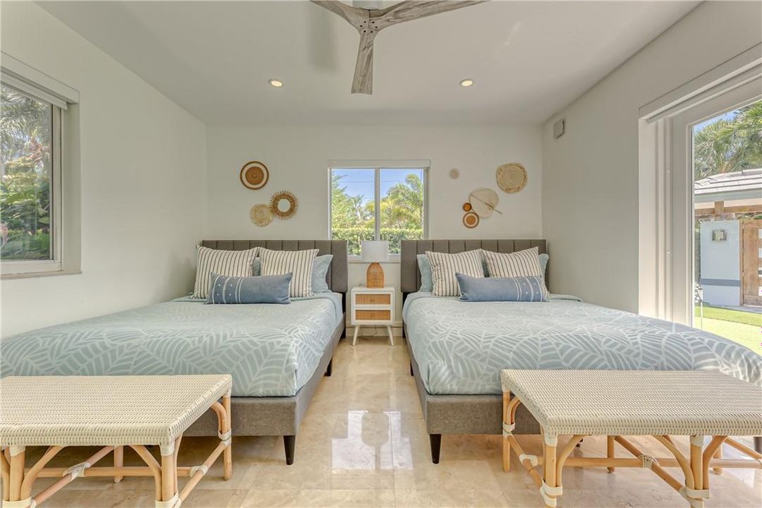 Bedroom #2- Two full size beds