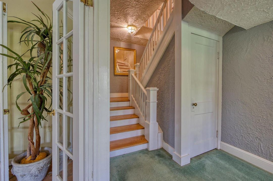 Stairway to second floor
