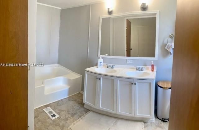 with separate shower