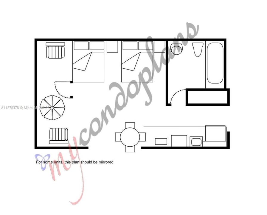 На продажу: $131,000 (0 спален, 1 ванн, 420 Квадратных фут)