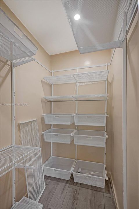 Tons of Space in the Walk-in Closet.
