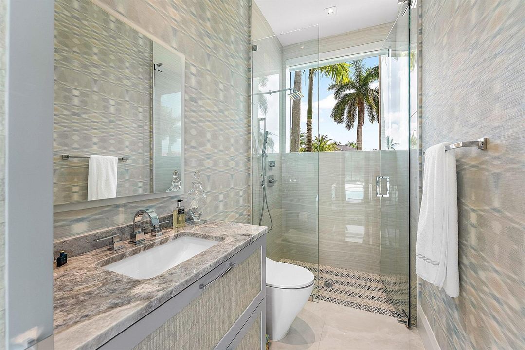 Full Bath for Entertaining Area