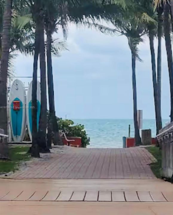 Residents private beach