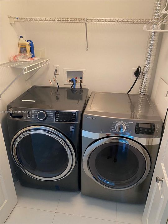 Washer and dryer