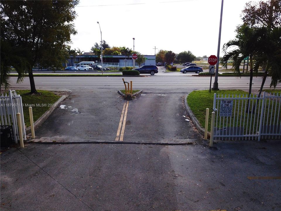 Gated and security cameras.