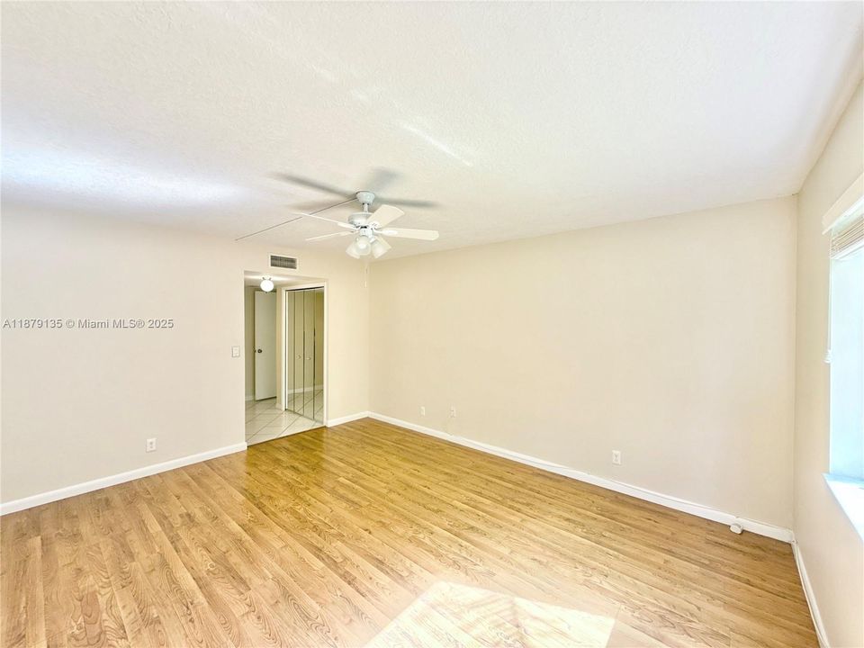 small closet at the entry in addition to the walk-in closet outside to the left