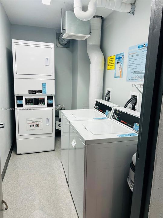 Laundry Room on Unit Floor.