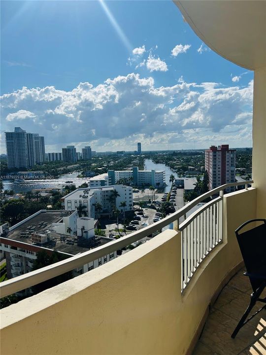 Beautiful view from unit's balcony