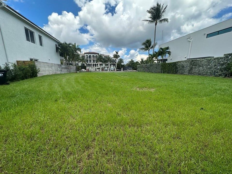 Looking North toward Water/Backyard