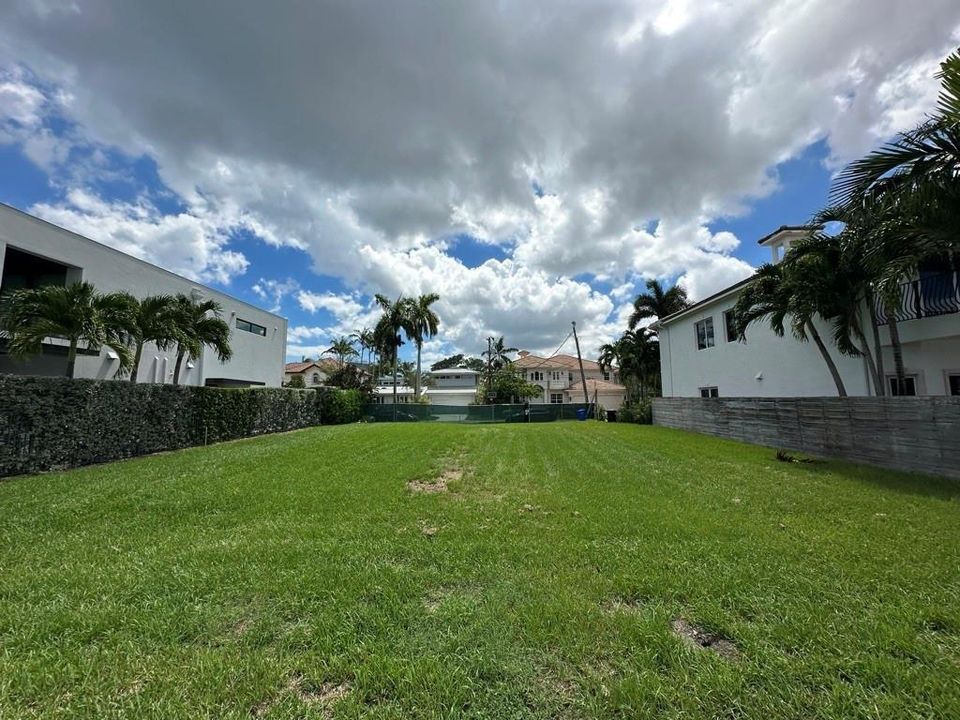 Looking South toward Road/Front