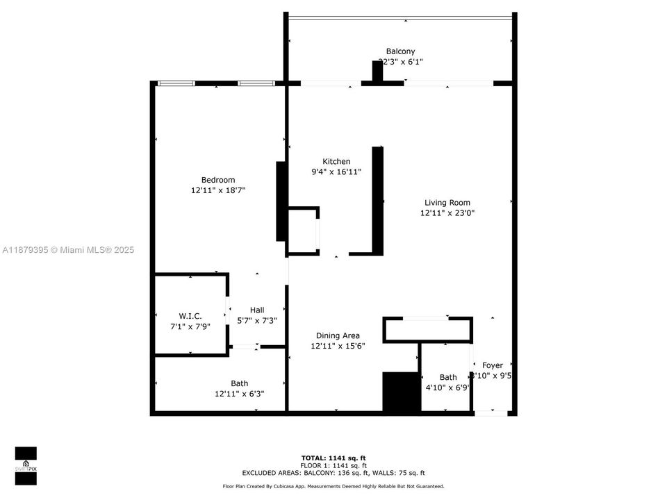 For Sale: $599,999 (1 beds, 1 baths, 1190 Square Feet)
