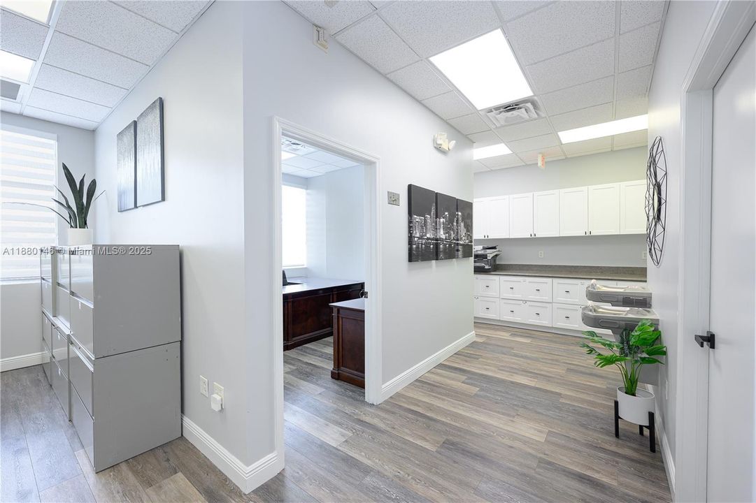 View into Office one