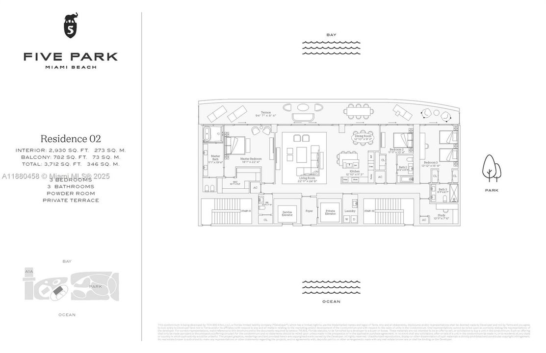 For Sale: $6,590,000 (3 beds, 3 baths, 2930 Square Feet)
