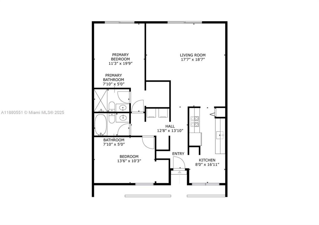 Active With Contract: $245,000 (2 beds, 2 baths, 1120 Square Feet)