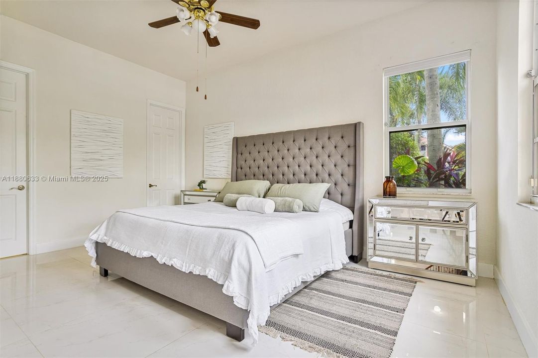 One full suite downstairs with walking closet and bathroom