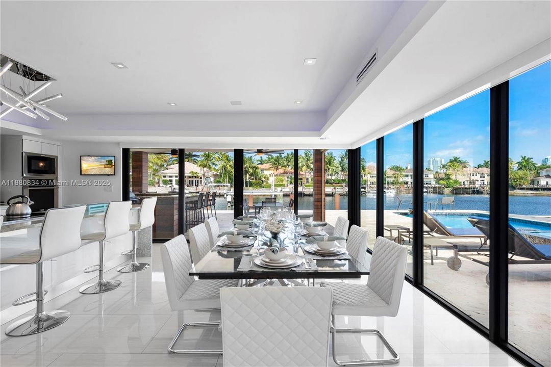 Elegant table set for a feast