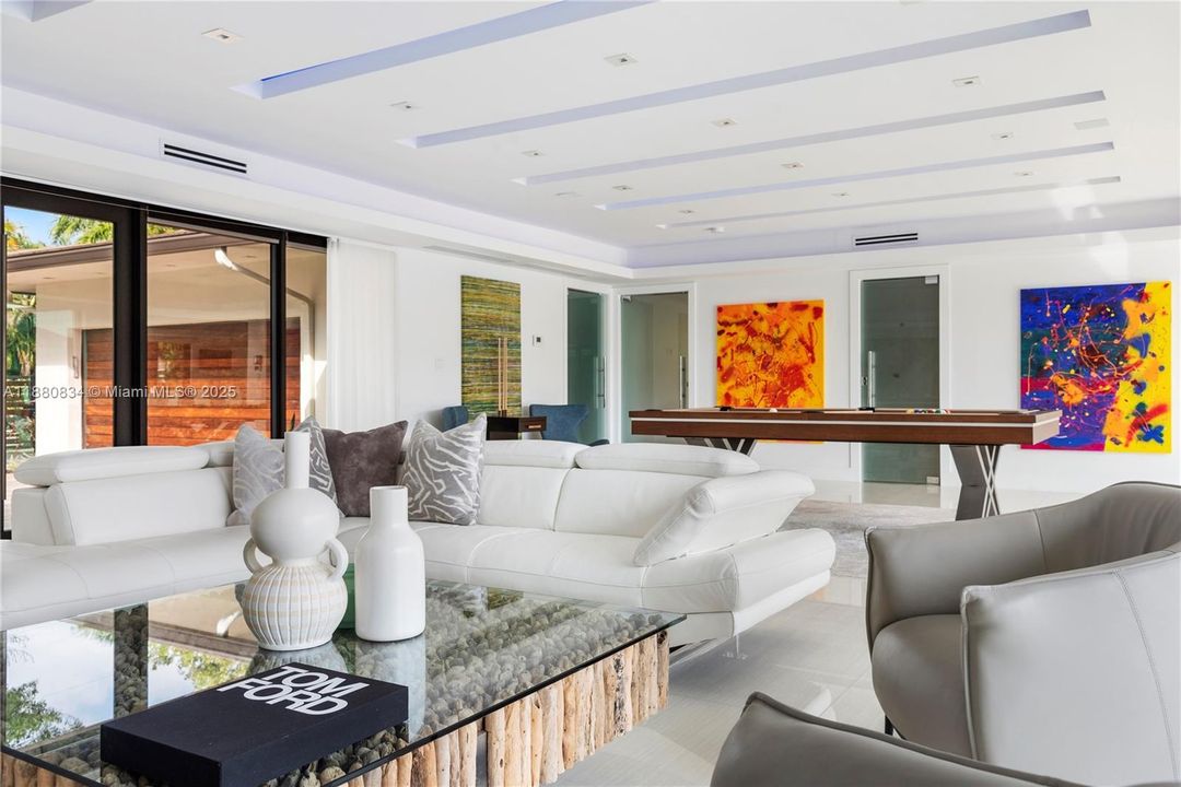 Inviting entry lobby setting a luxurious tone for the home.