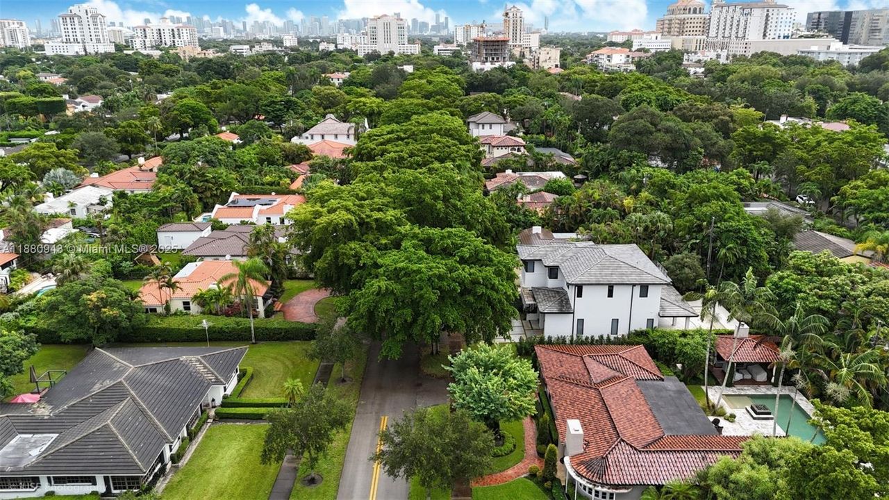 Street view from front looking East