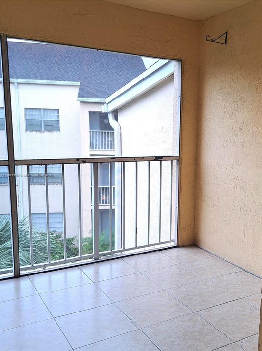 very spacious and screened.