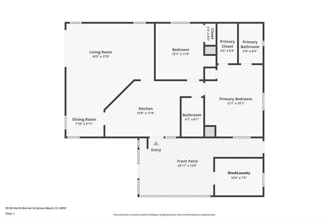95 N Warner floorplan