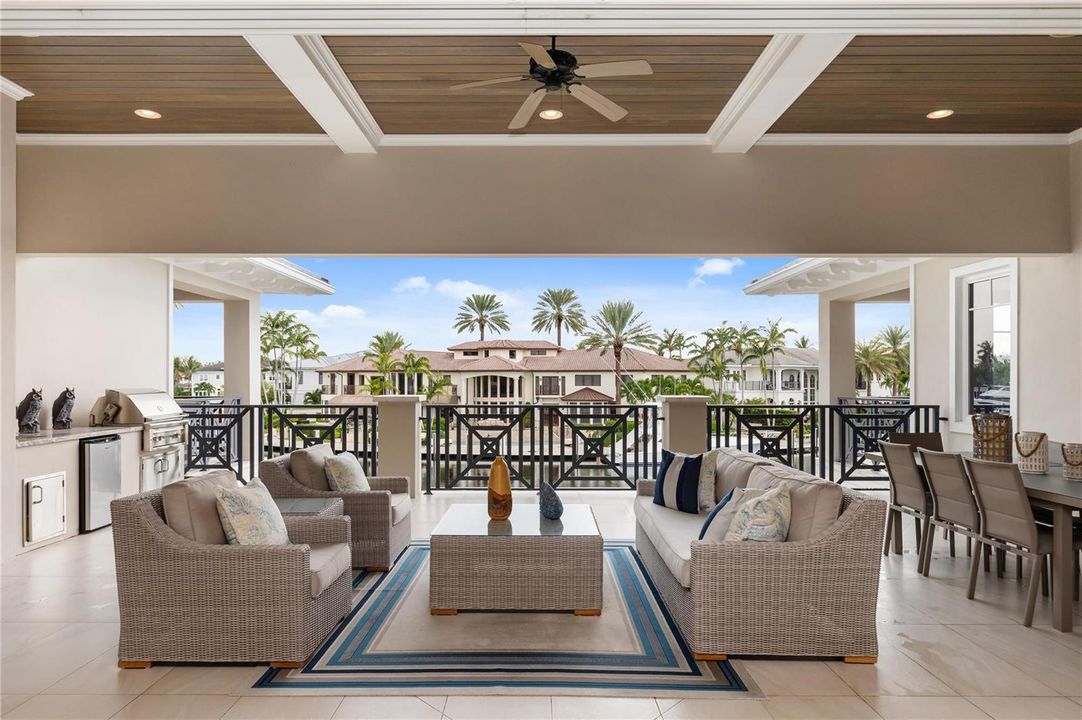 2nd Level Lanai summer kitchen