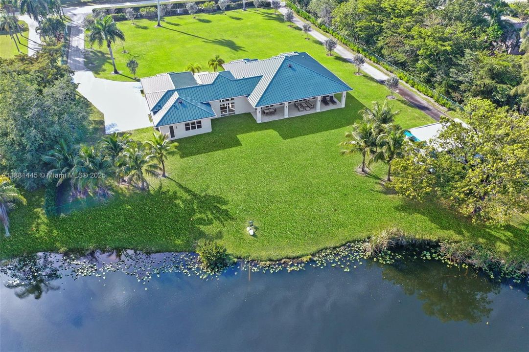 Private gated 2-acre Estate with Lake