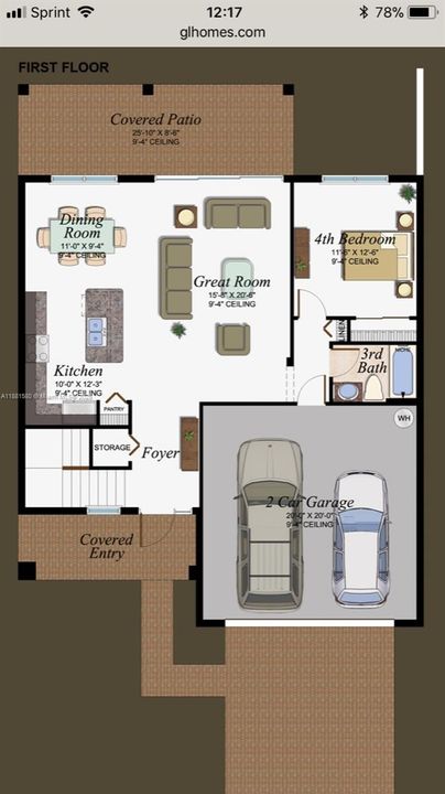 Recently Rented: $4,850 (4 beds, 3 baths, 2305 Square Feet)