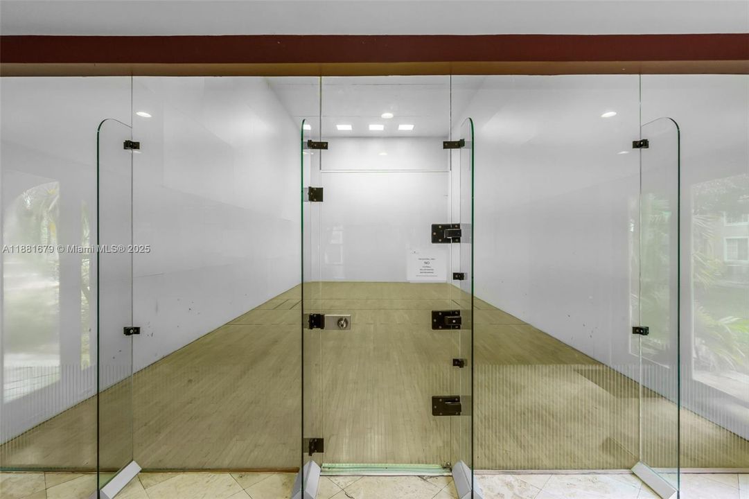 Indoor Racquetball Court