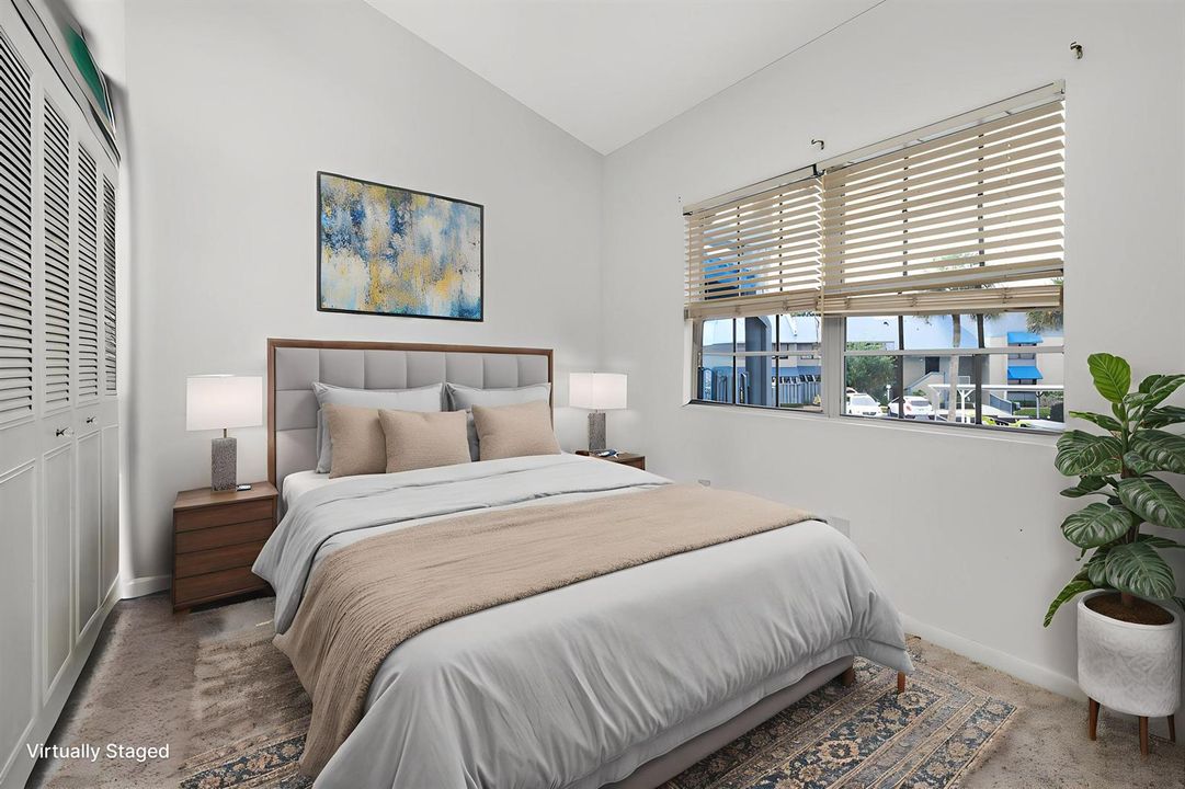 Secondary Bedroom Virtually Staged