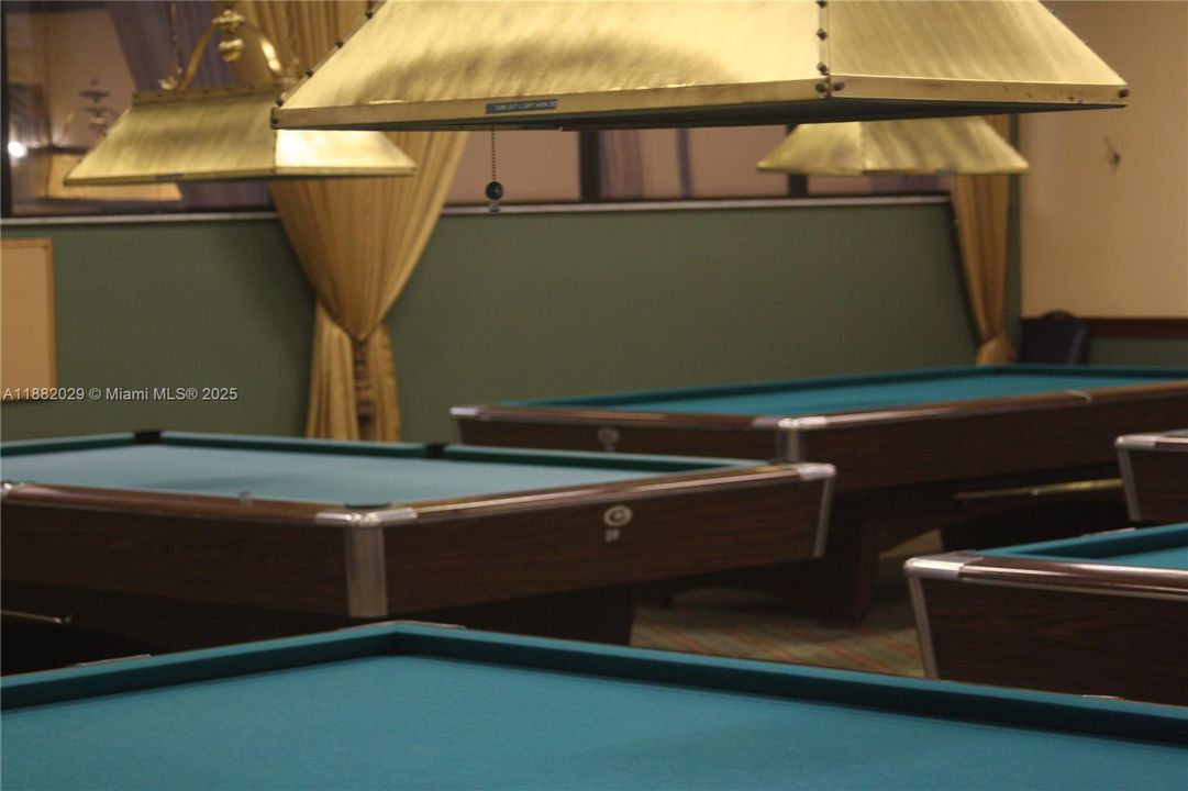 Billiard room