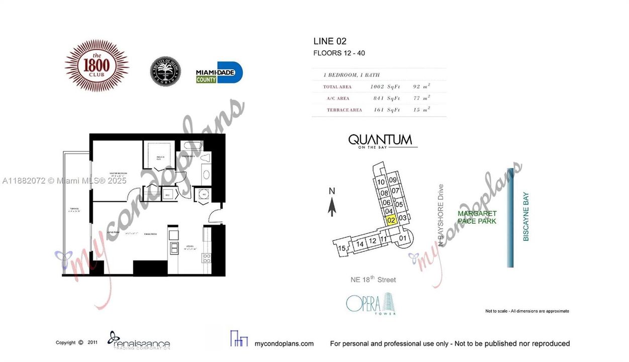 На продажу: $425,000 (1 спален, 1 ванн, 841 Квадратных фут)