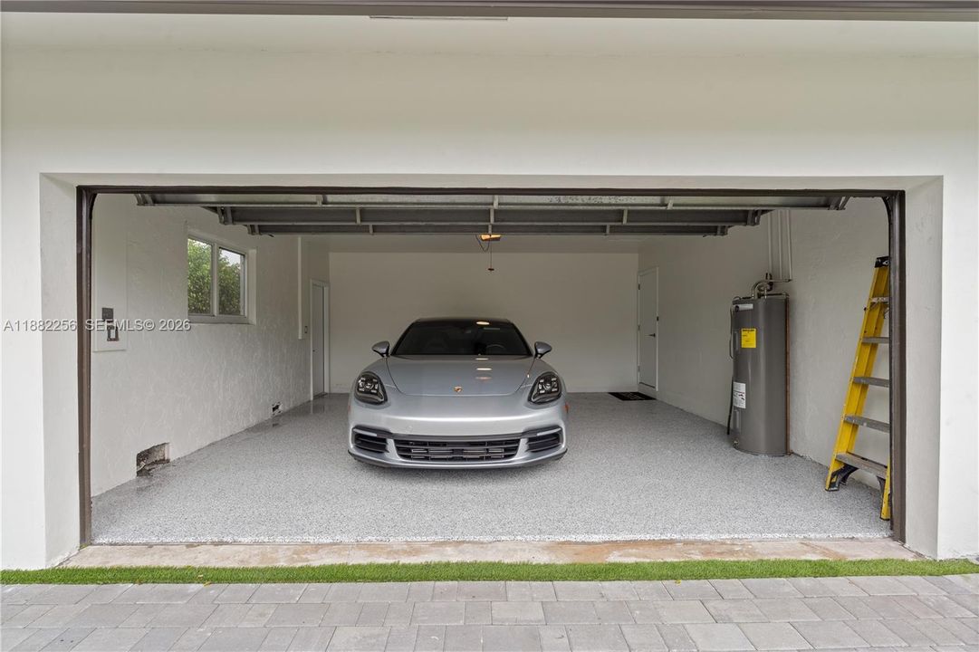 Renovated 2 car garage