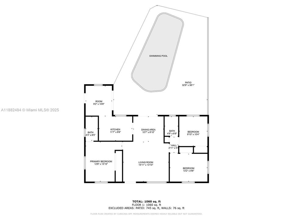 Под контрактом: $435,000 (3 спален, 2 ванн, 1201 Квадратных фут)