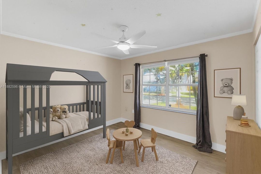 Third Bedroom (staged)