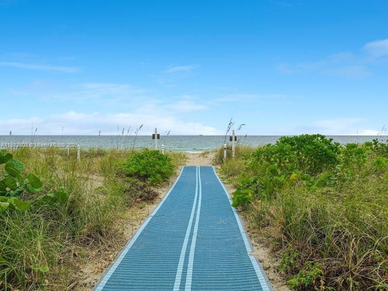 at the beach club...