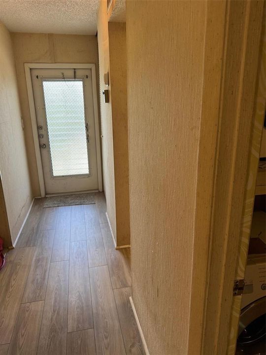 Entry way to inside of unit