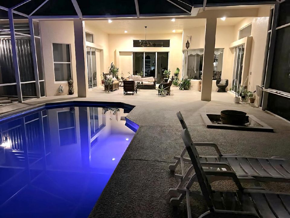 Pool Light Feature