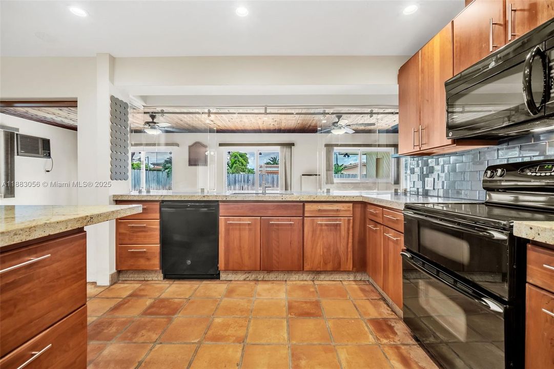 Lots of workspace in Kitchen