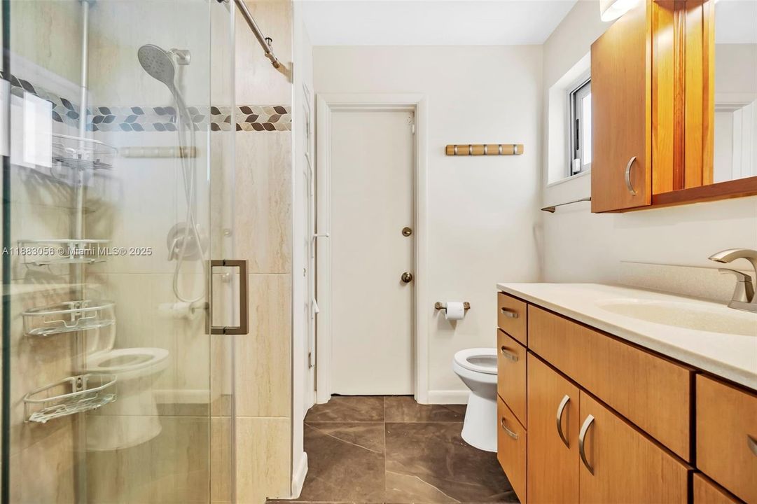Master Bathroom opens to Pool.