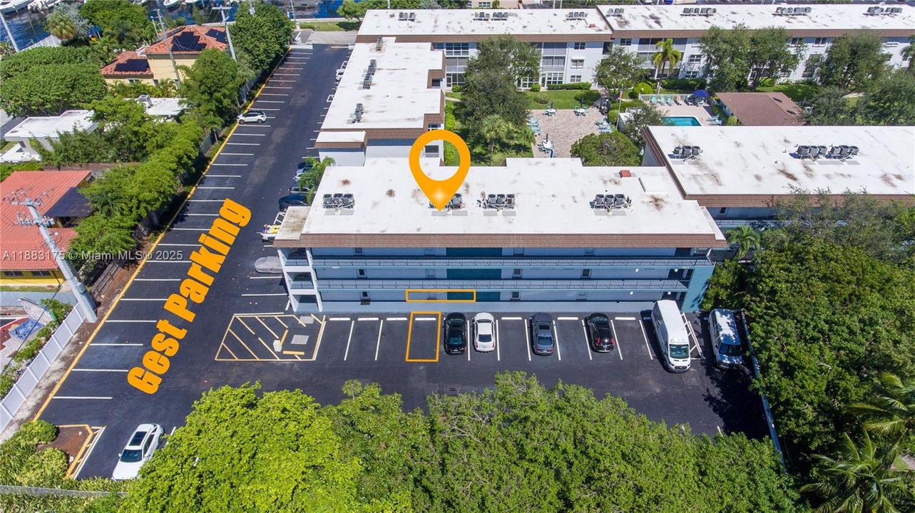 Plenty of parking for your guests