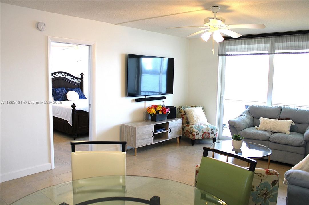 Living Room and Dining Room area