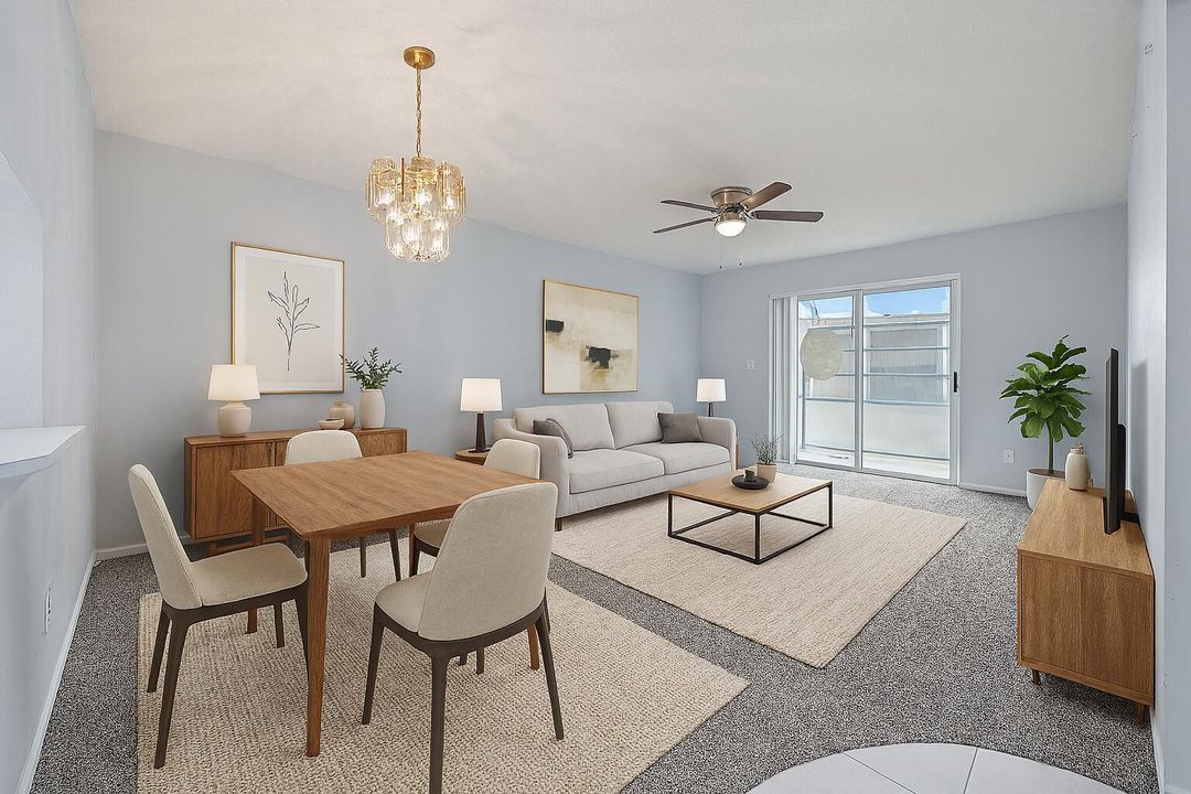 Virtually Staged Living/Dining