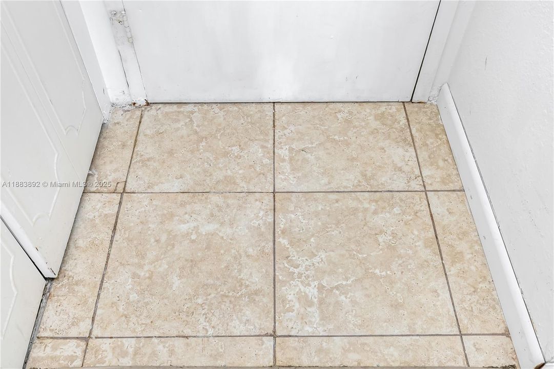 tile flooring throughout