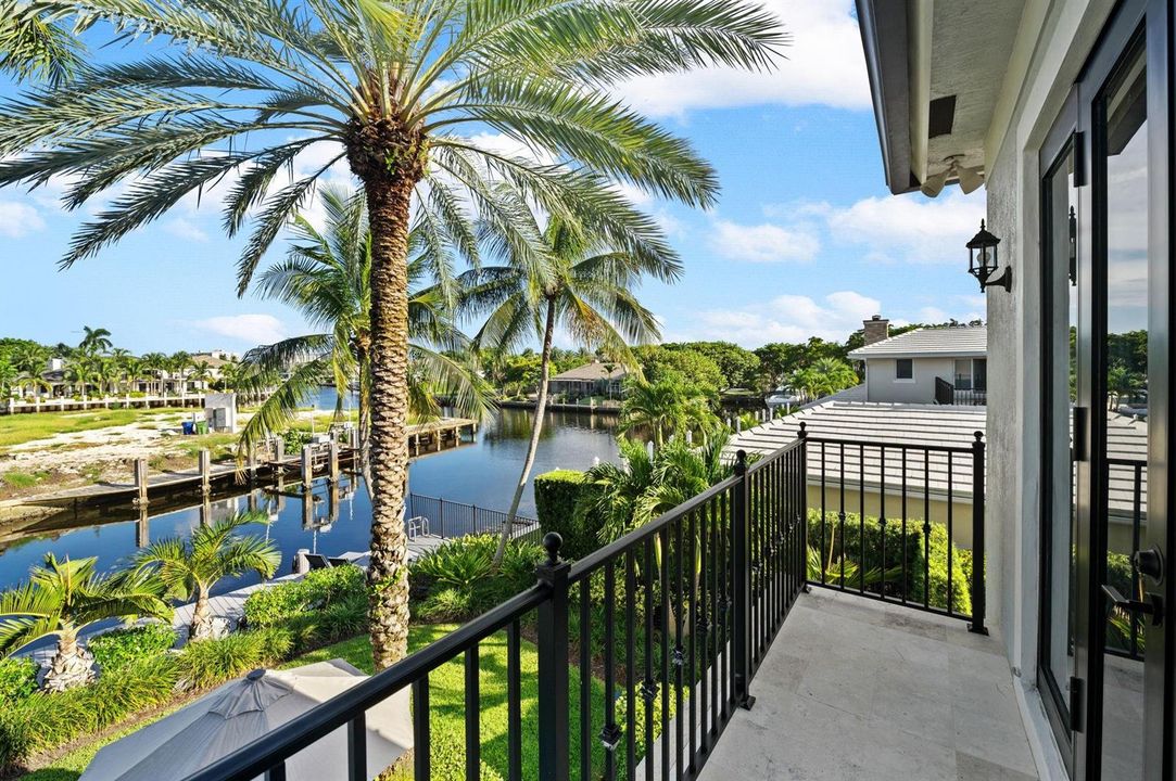 Second floor balcony view