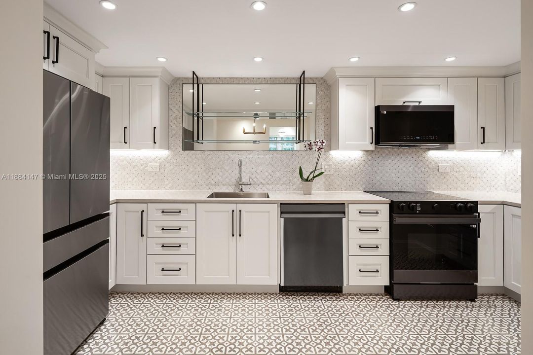 Brand New Appliances, Encaustic floor tile